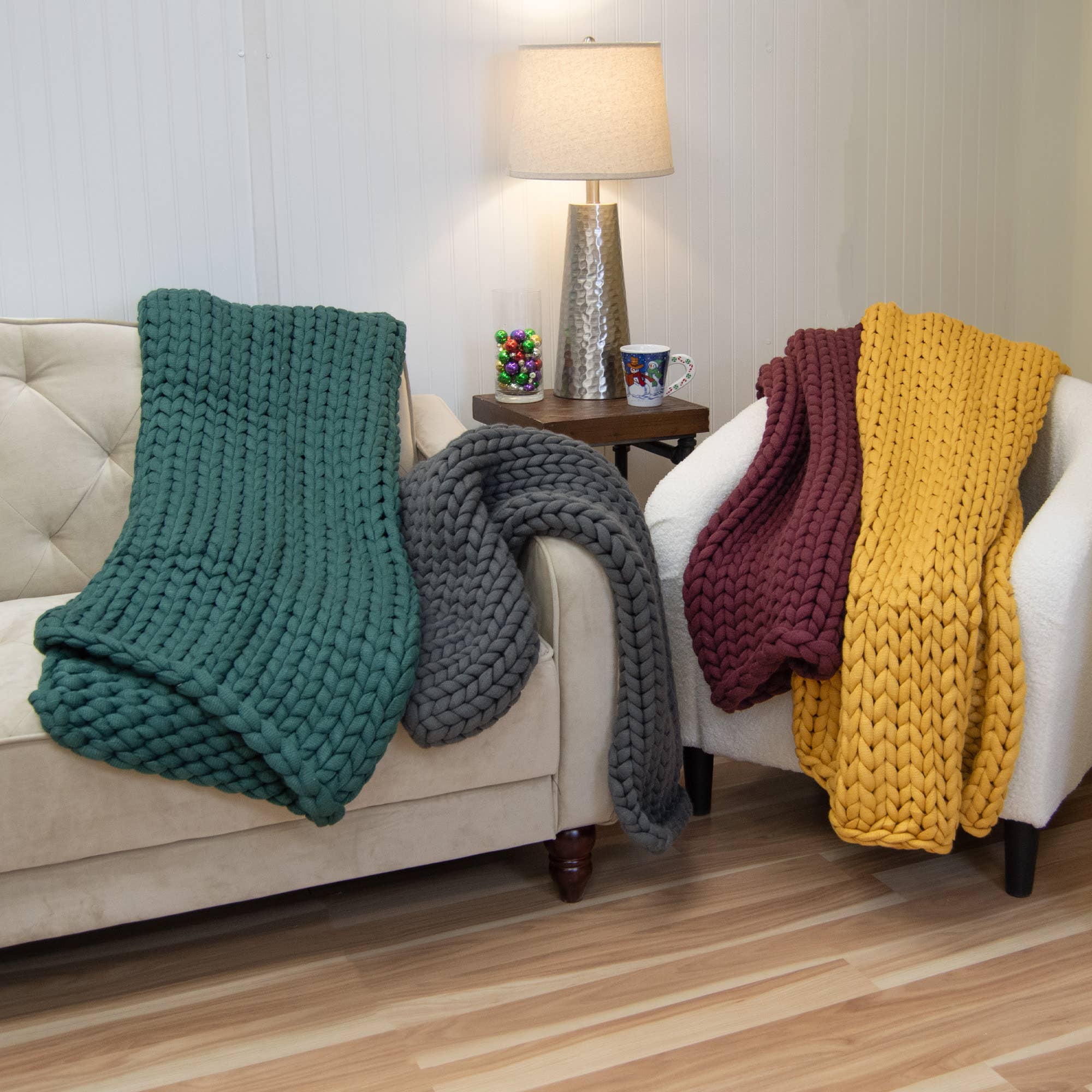 Chunky Knit Blankets