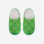 Chunky Checkerboard Mule Slippers