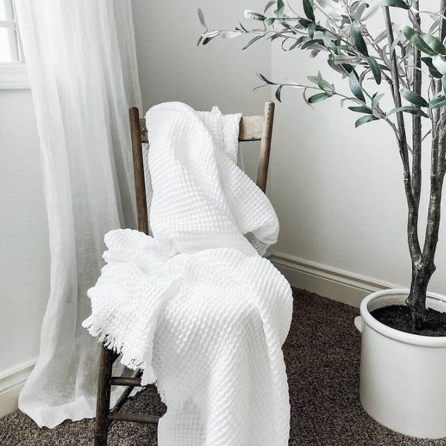 Waffle Soft 100% Turkish Cotton Blanket -  5 Colors