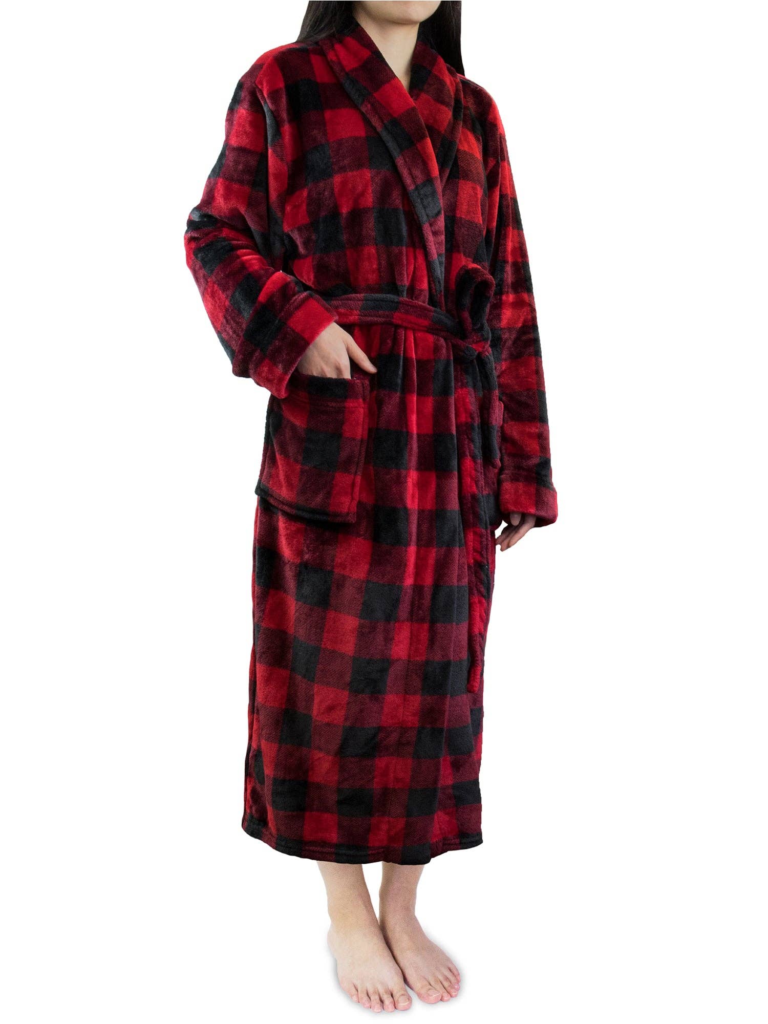 Women's Checkered Robe