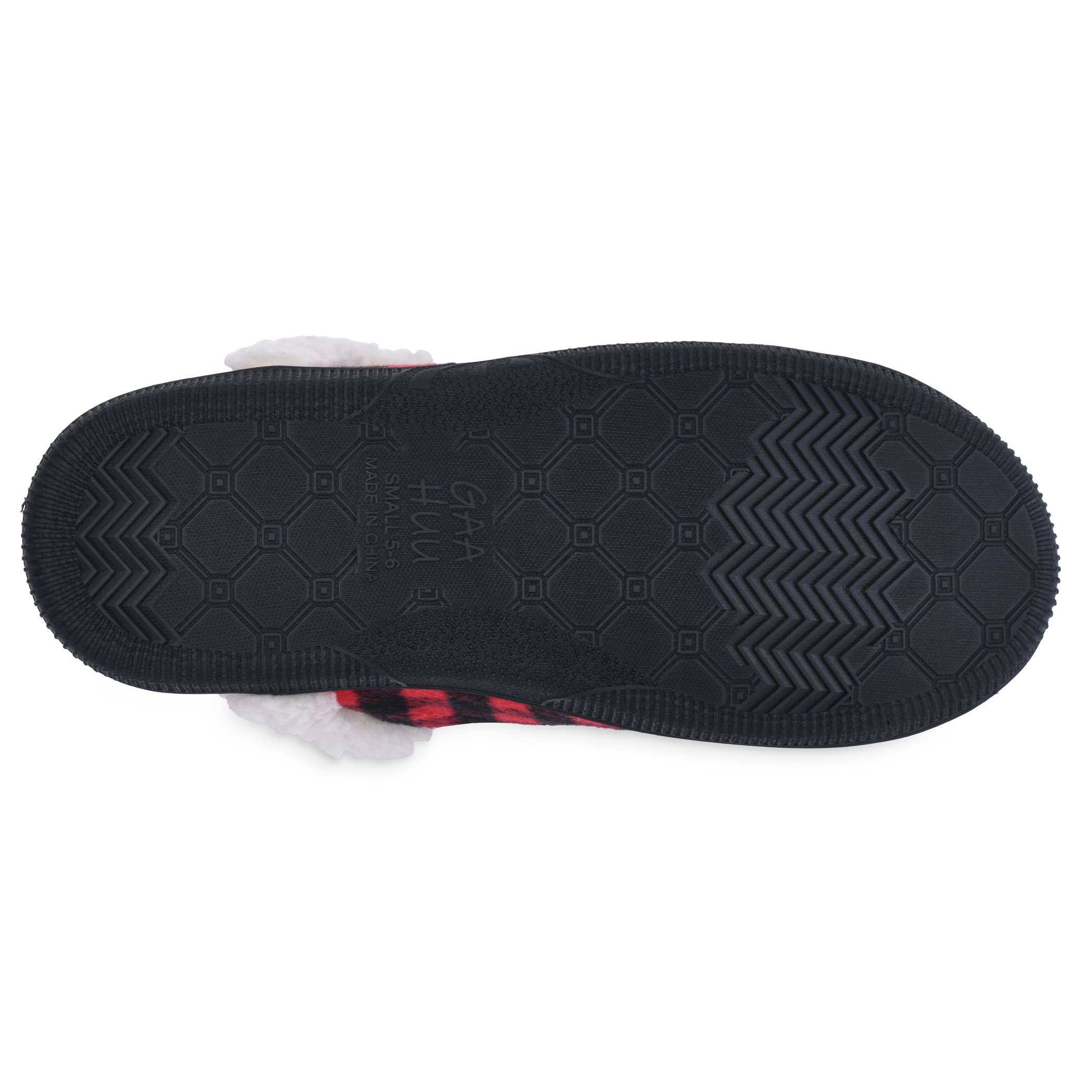 Gaahuu Buffalo Plaid & Faux Shearling Memory Foam Slipper Boots
