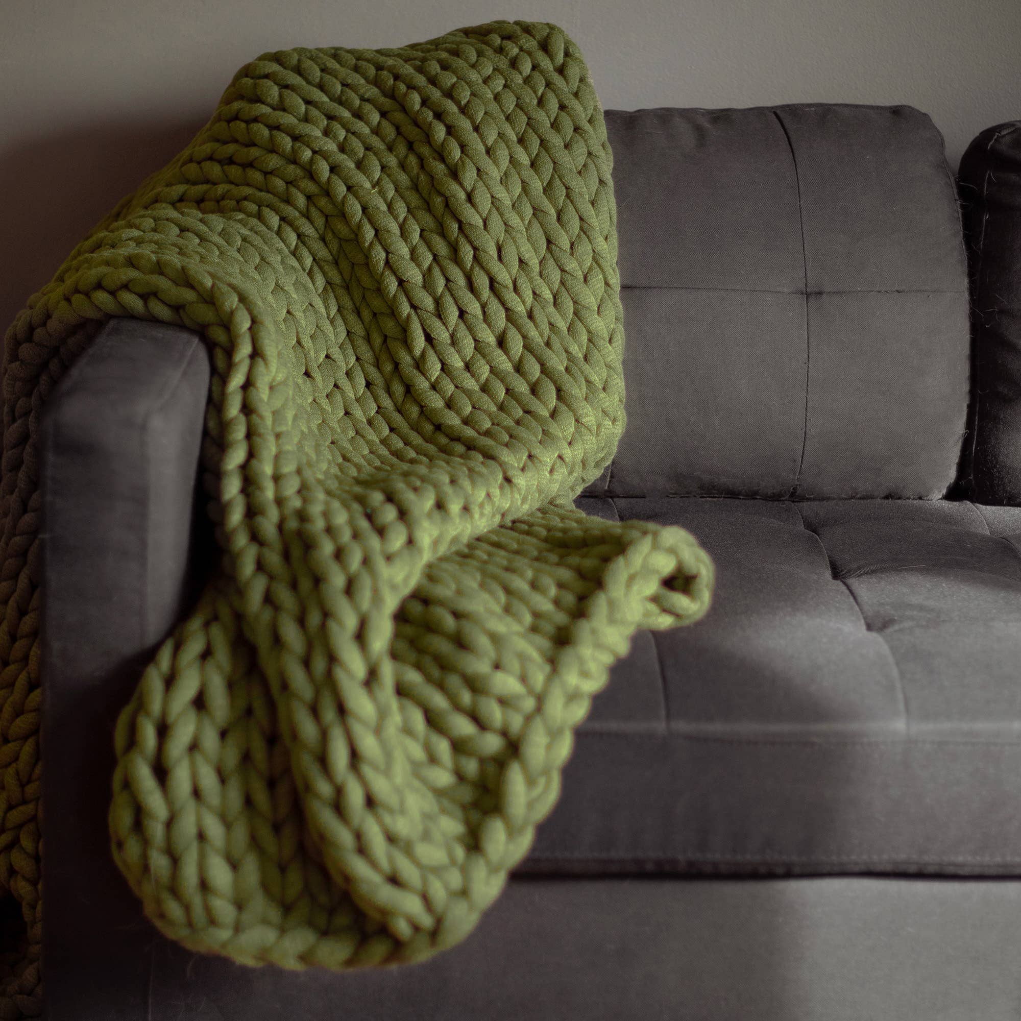 Donna Sharp Chunky Knit Throw Blanket