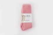 Ultra Soft Pink Alpaca Bed Socks