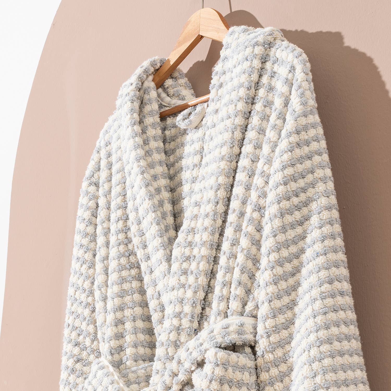 Pompom Bathrobe Handloom Turkish Cotton Resort Heavy Luxury