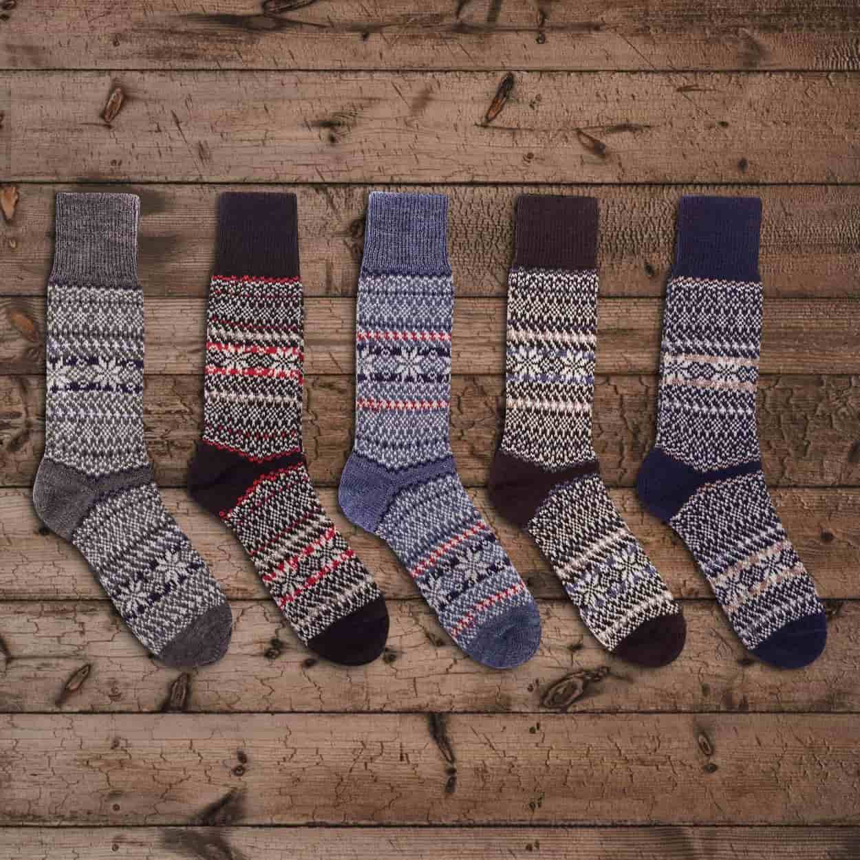 Nordic Socks Merino Wool 5 Pairs PERFORM™ Warm (Sigrid) - Un
