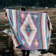 Purple Pastel Aztec Diamond