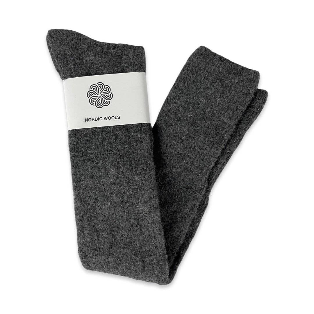 Nordic Wools Lyra Over-the-Knee Socks & Hand Warmers Set / Gray