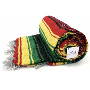 West Path Mexican Falsa Blanket / Red, Yellow, Green