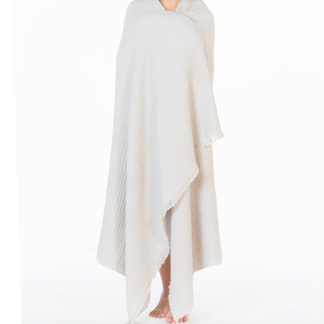Waffle Soft 100% Turkish Cotton Blanket -  5 Colors