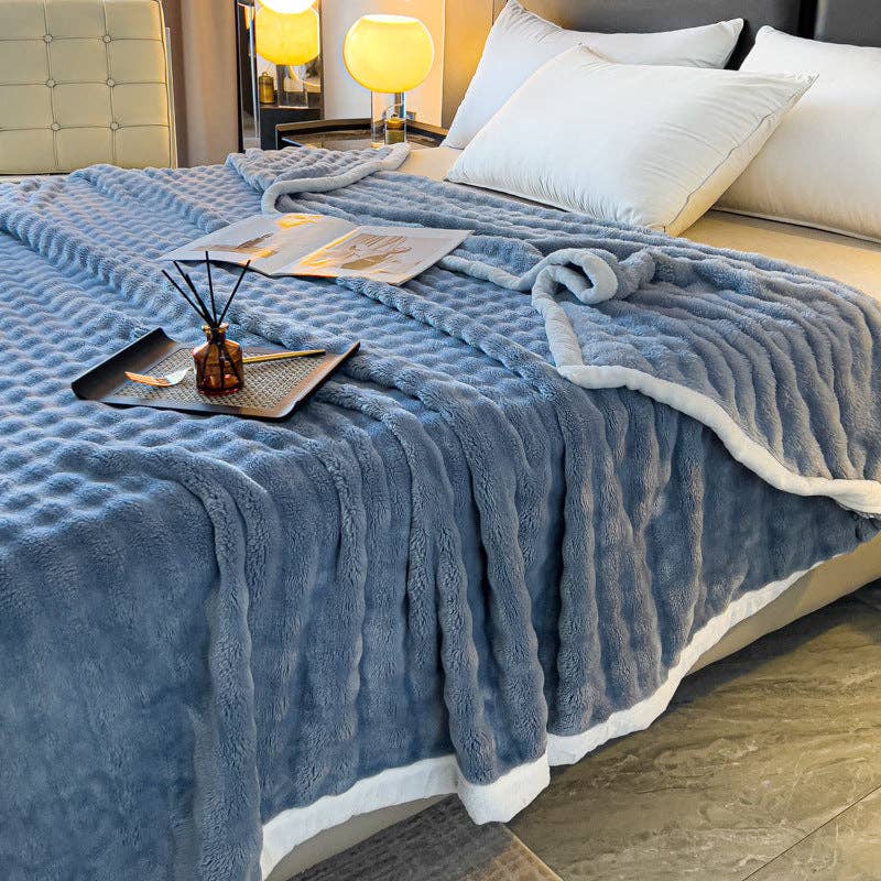 Home Decor Coral Fleece Soft Blanket SKABL4258