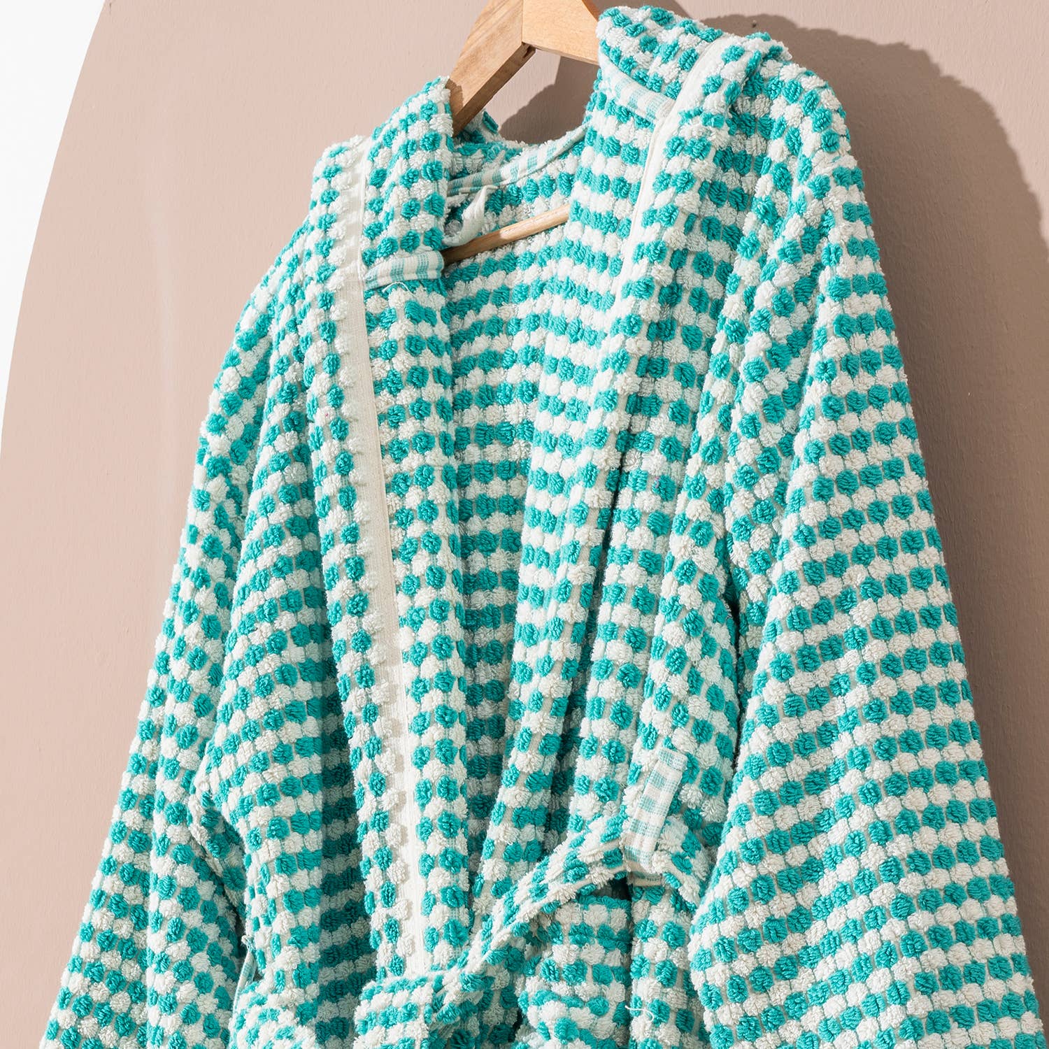 Stripe Bathrobe Handloom Turkish Cotton Resort Heavy Luxury