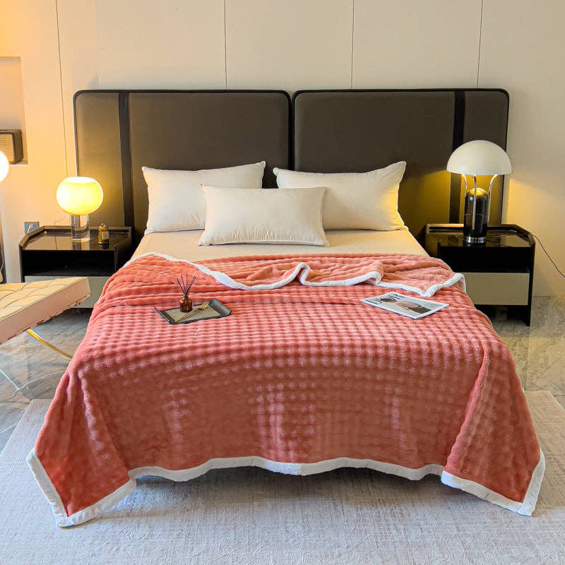 Home Decor Coral Fleece Soft Blanket SKABL4258