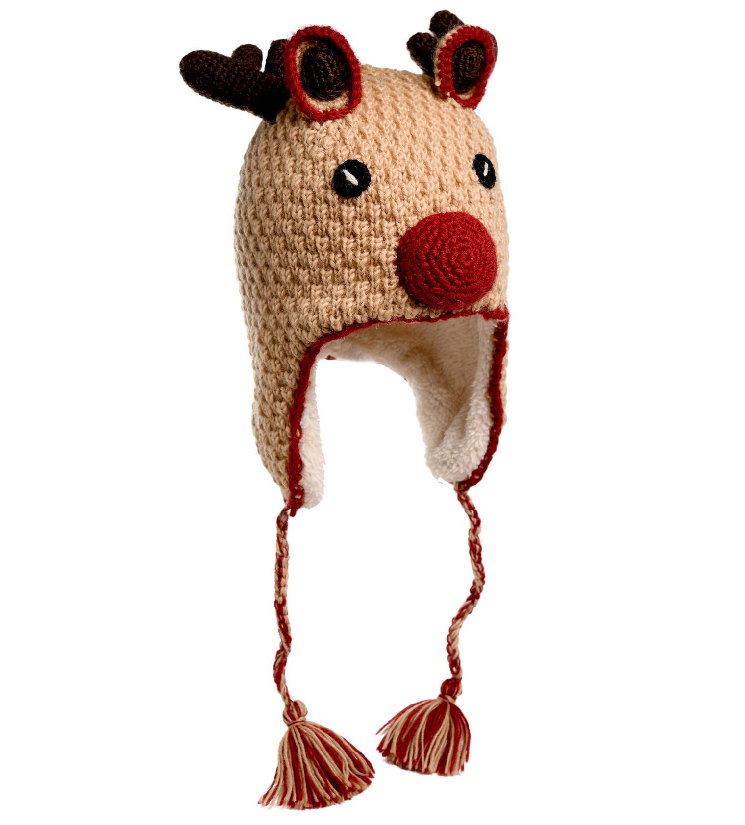 Crochet Reindeer Hat