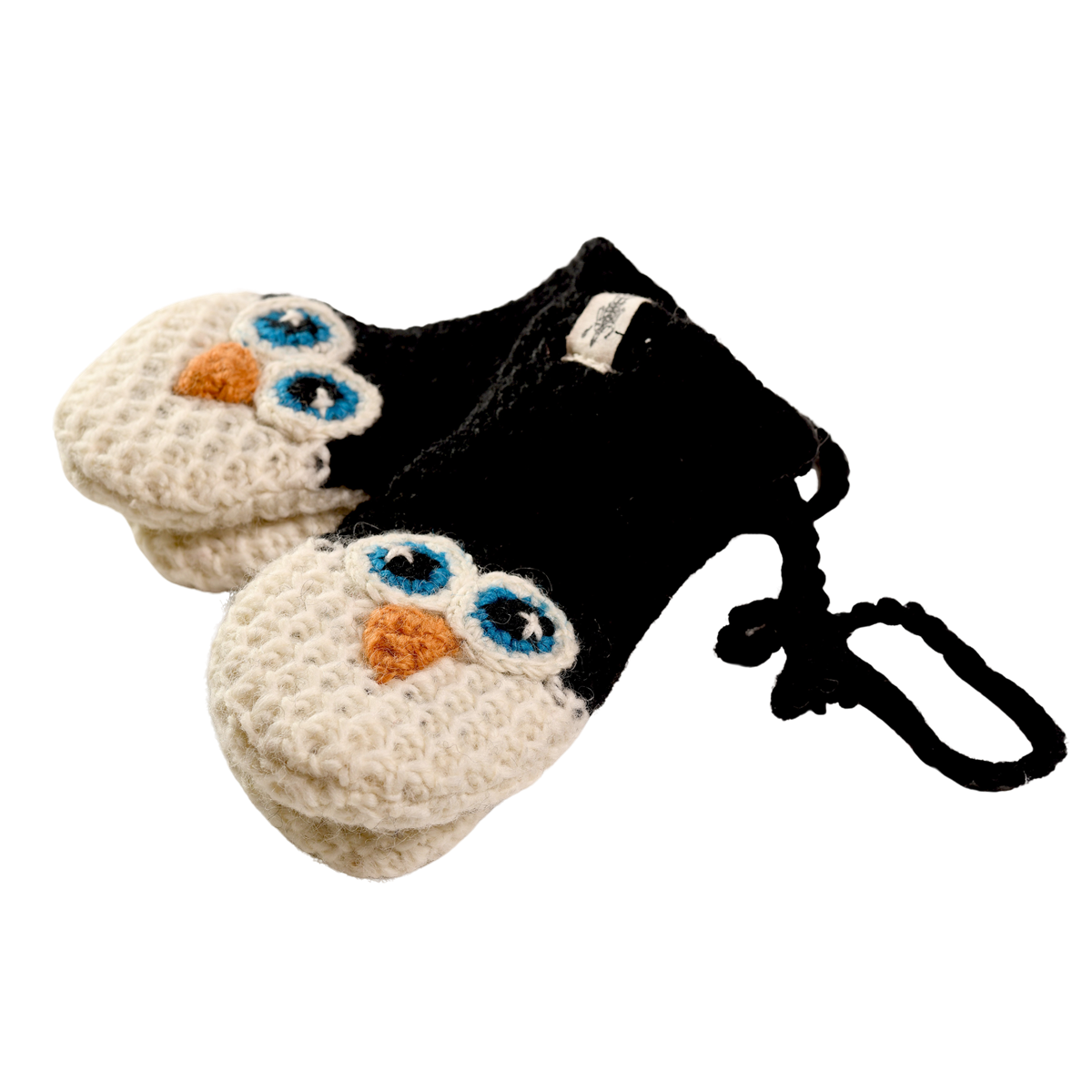 Crochet Penguin Mittens