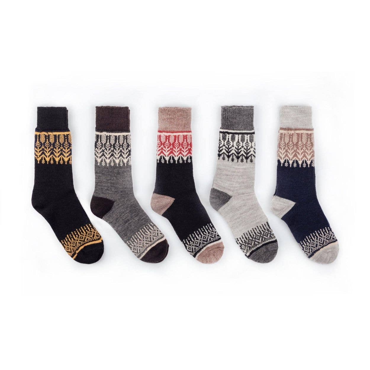 Nordic Socks Merino Wool 5 Pairs PERFORM™ Warm (Yule) - Unis
