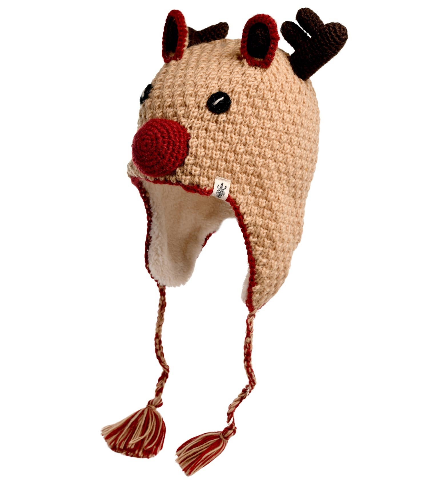 Crochet Reindeer Hat