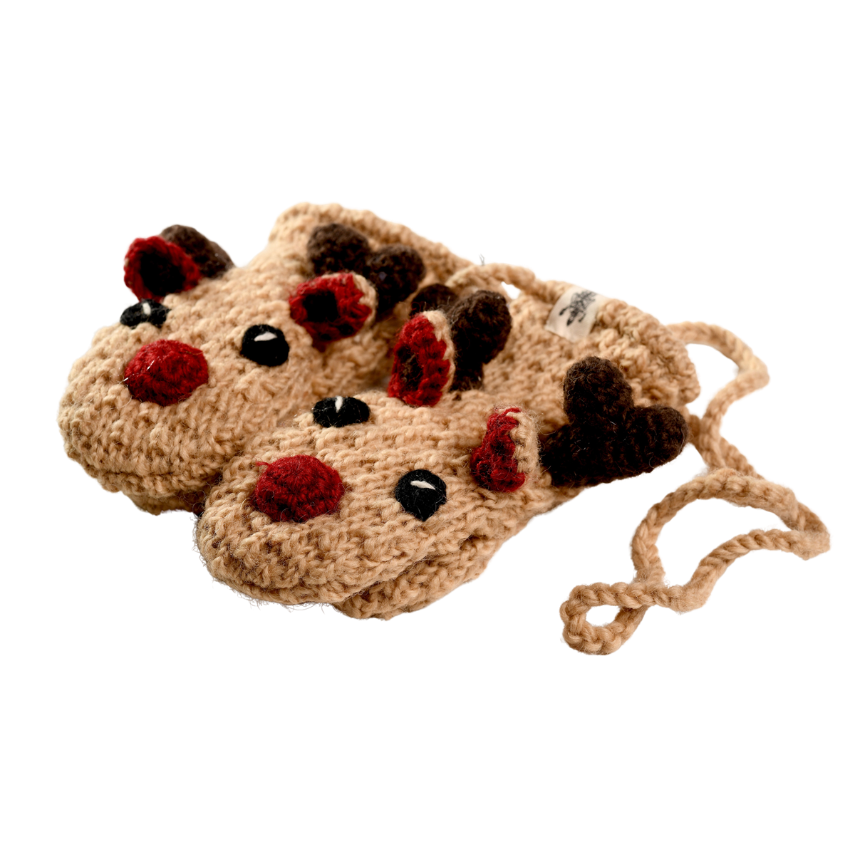 Crochet Reindeer Mittens