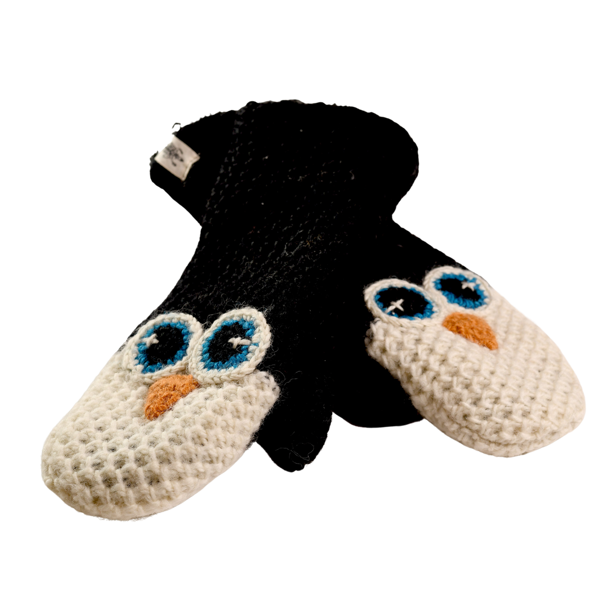 Crochet Penguin Mittens