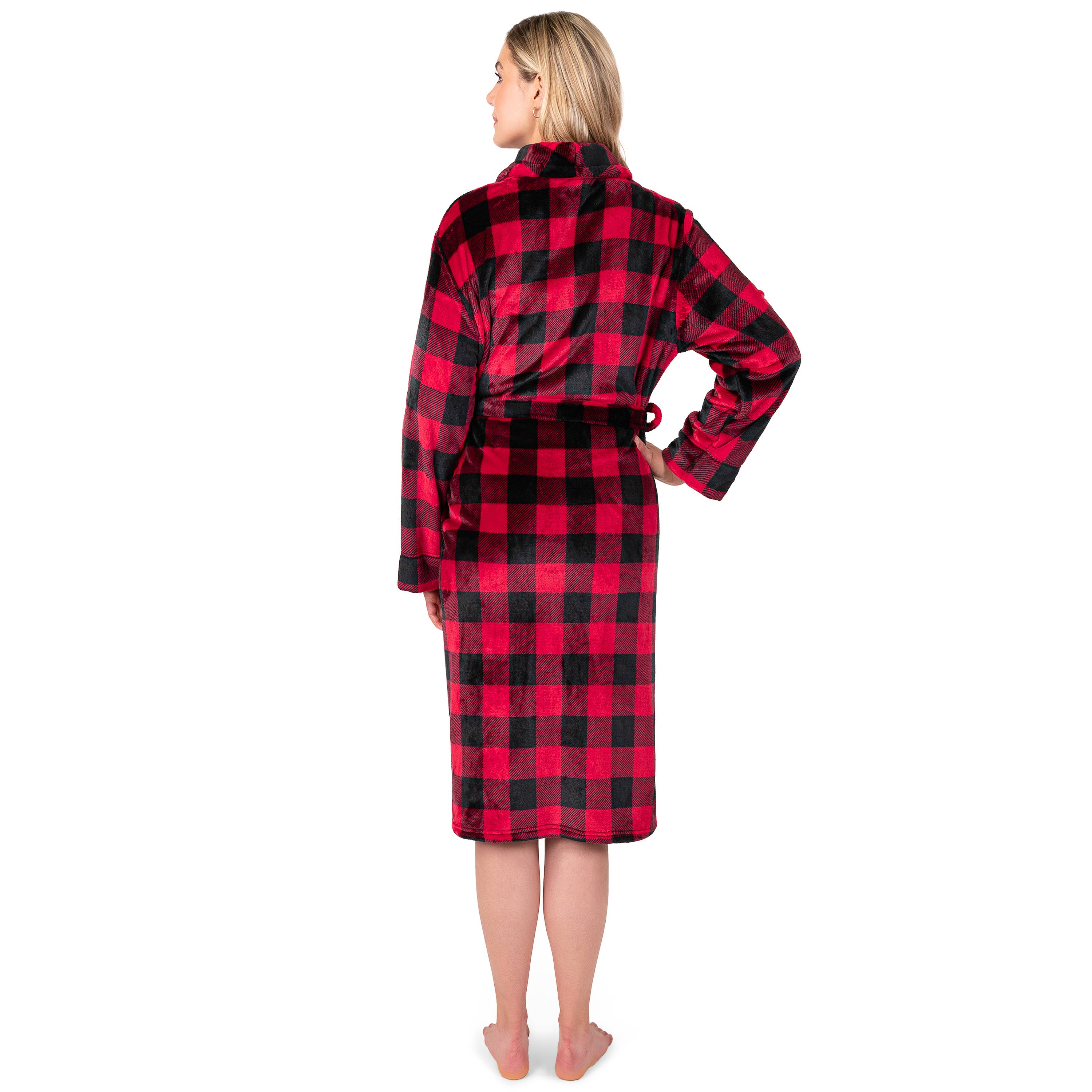 Women's Checkered Robe