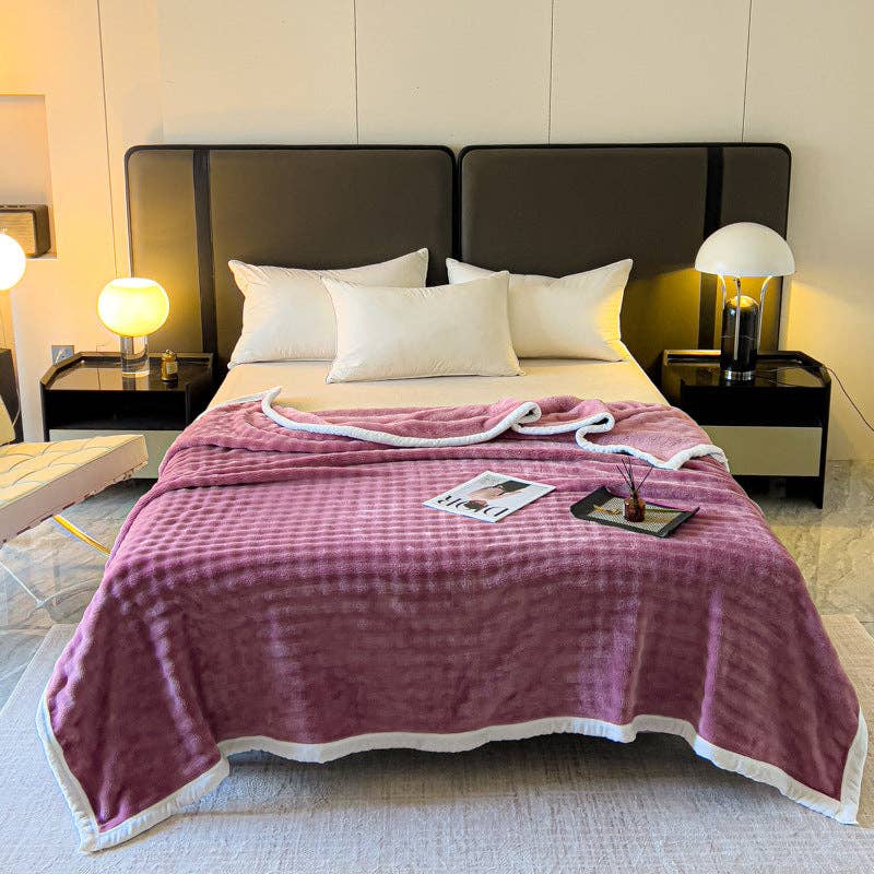 Home Decor Coral Fleece Soft Blanket SKABL4258