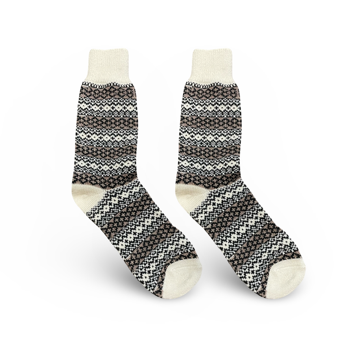 Nordic Wools Torsten Merino Wool Blend Unisex Socks / Latte Mix