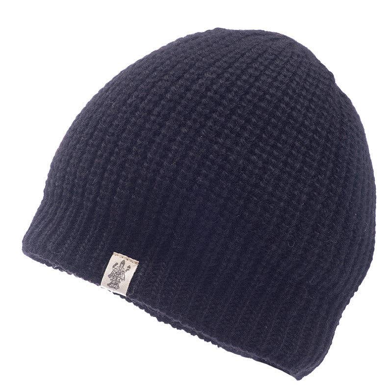 Cardigan knit beanie