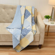 Donna Sharp Spring Flowers Quilted Throw Blanket