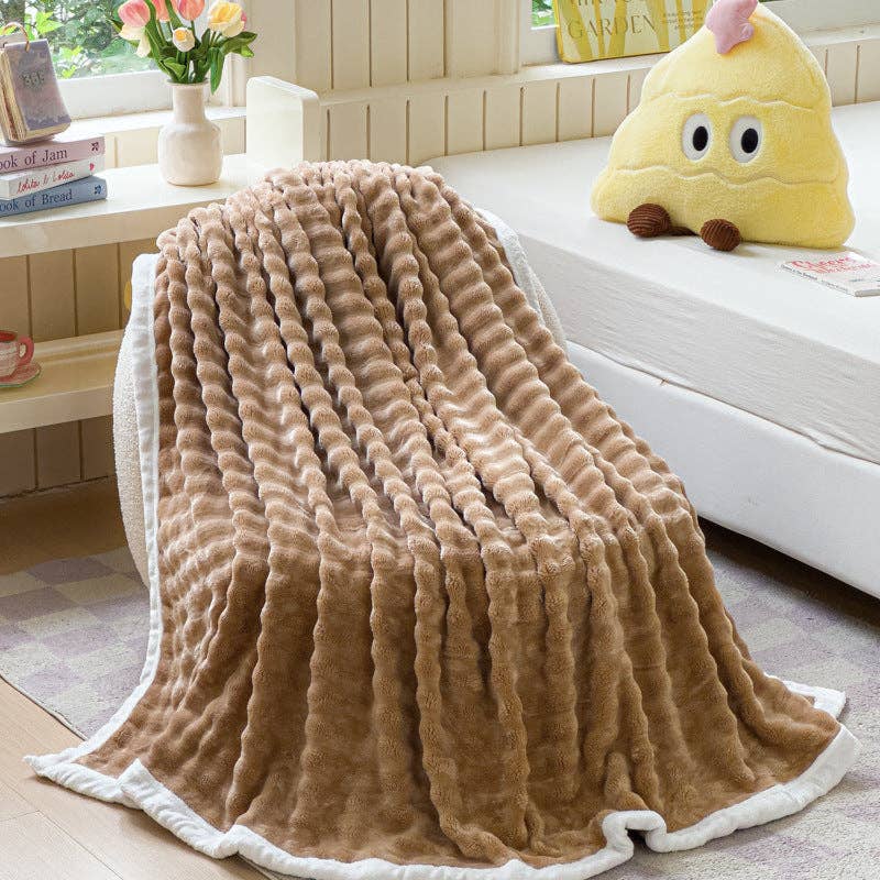 Home Decor Coral Fleece Soft Blanket SKABL4258