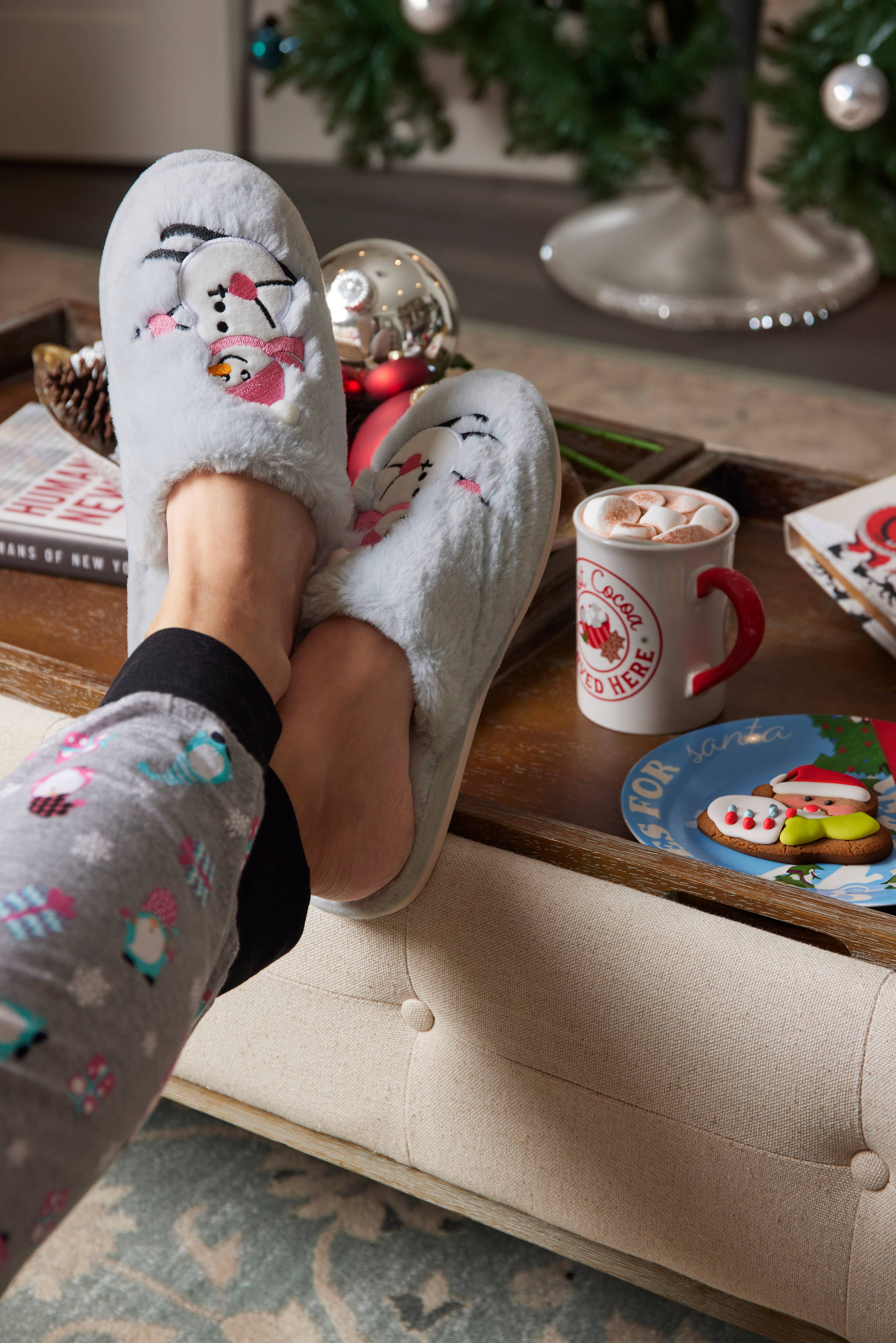 Ski-Sons Plush Mule Slipper
