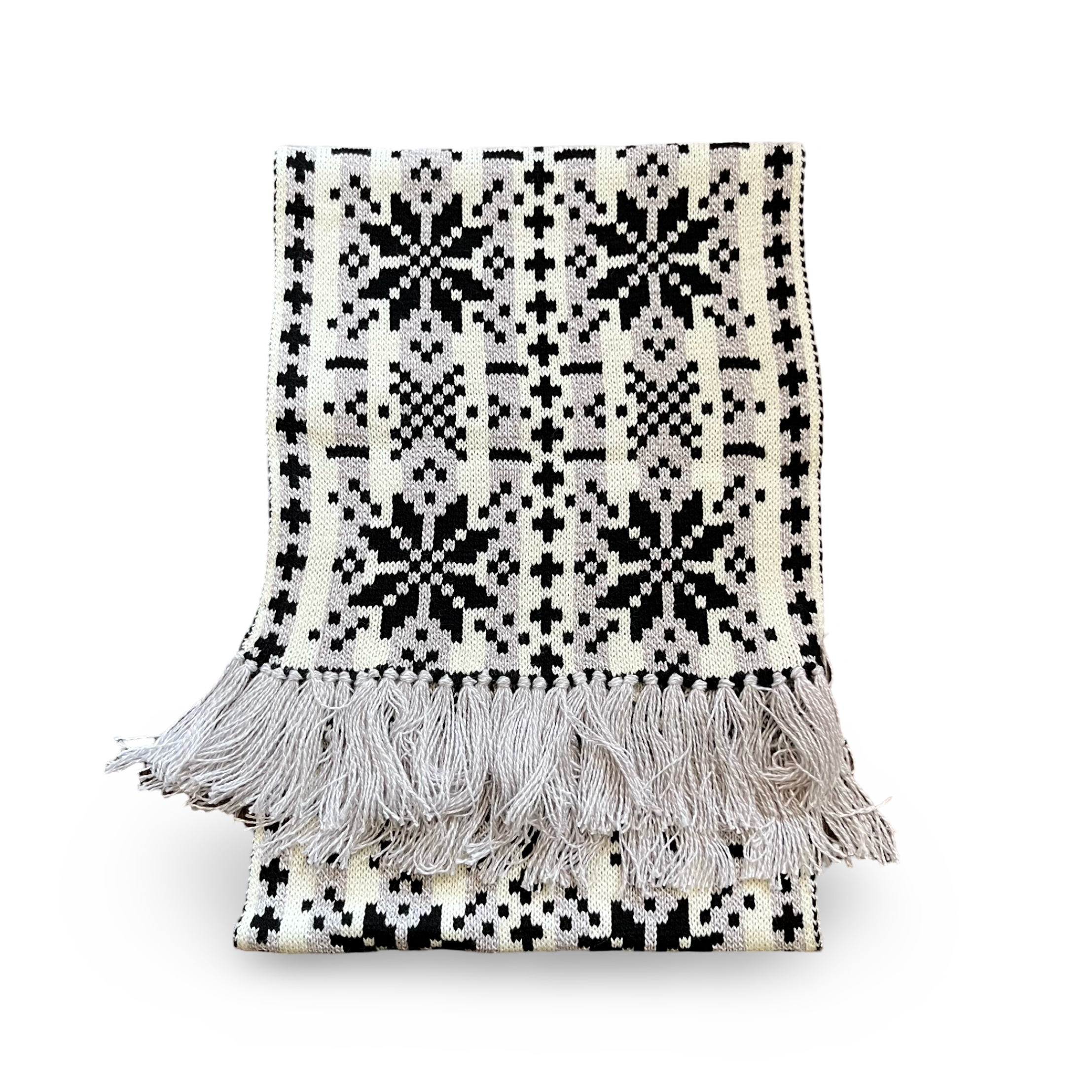 Nordic Wools Asenka Wool Scarf / Creme