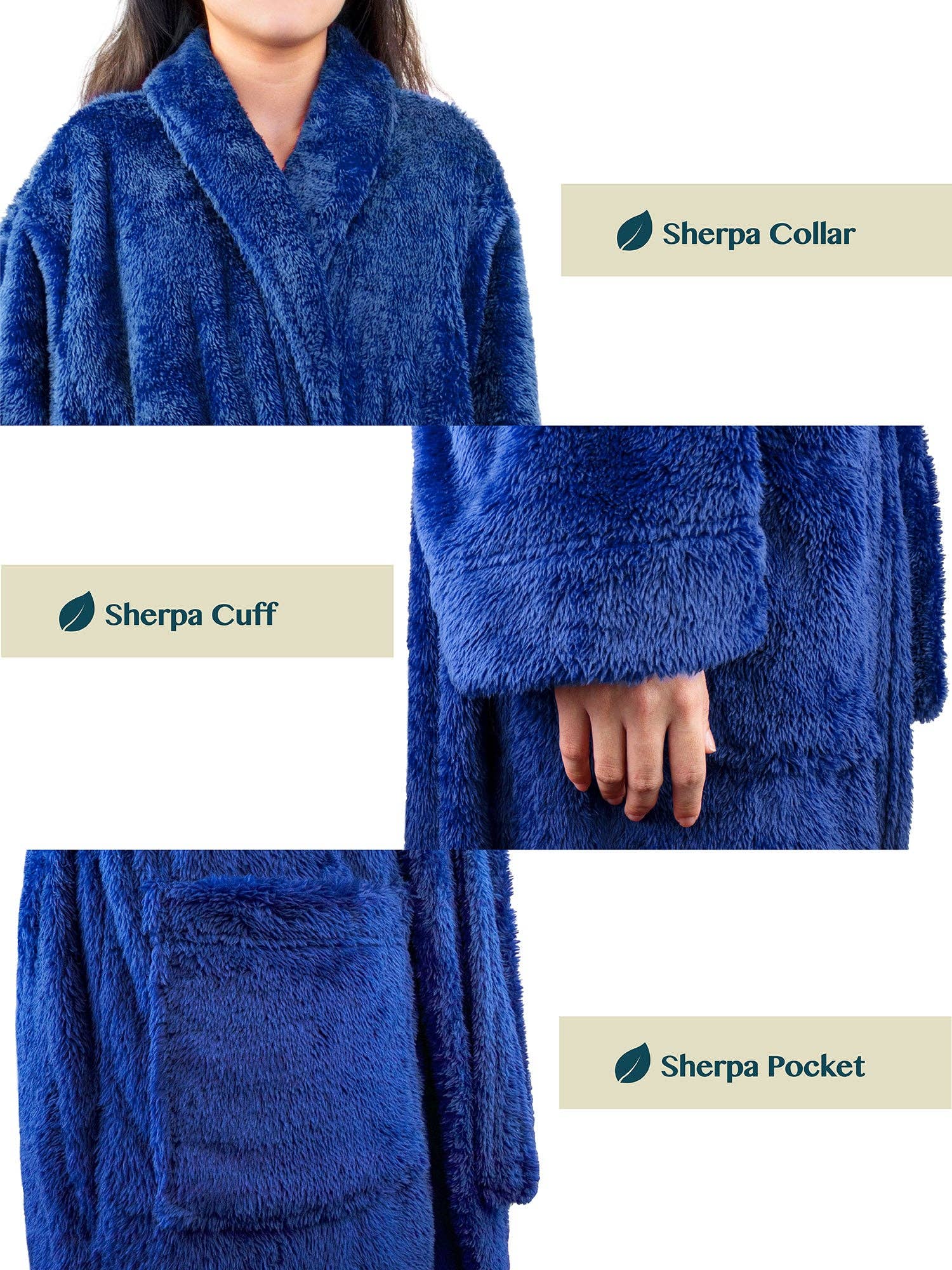 Women's Sherpa Fluffy Robe