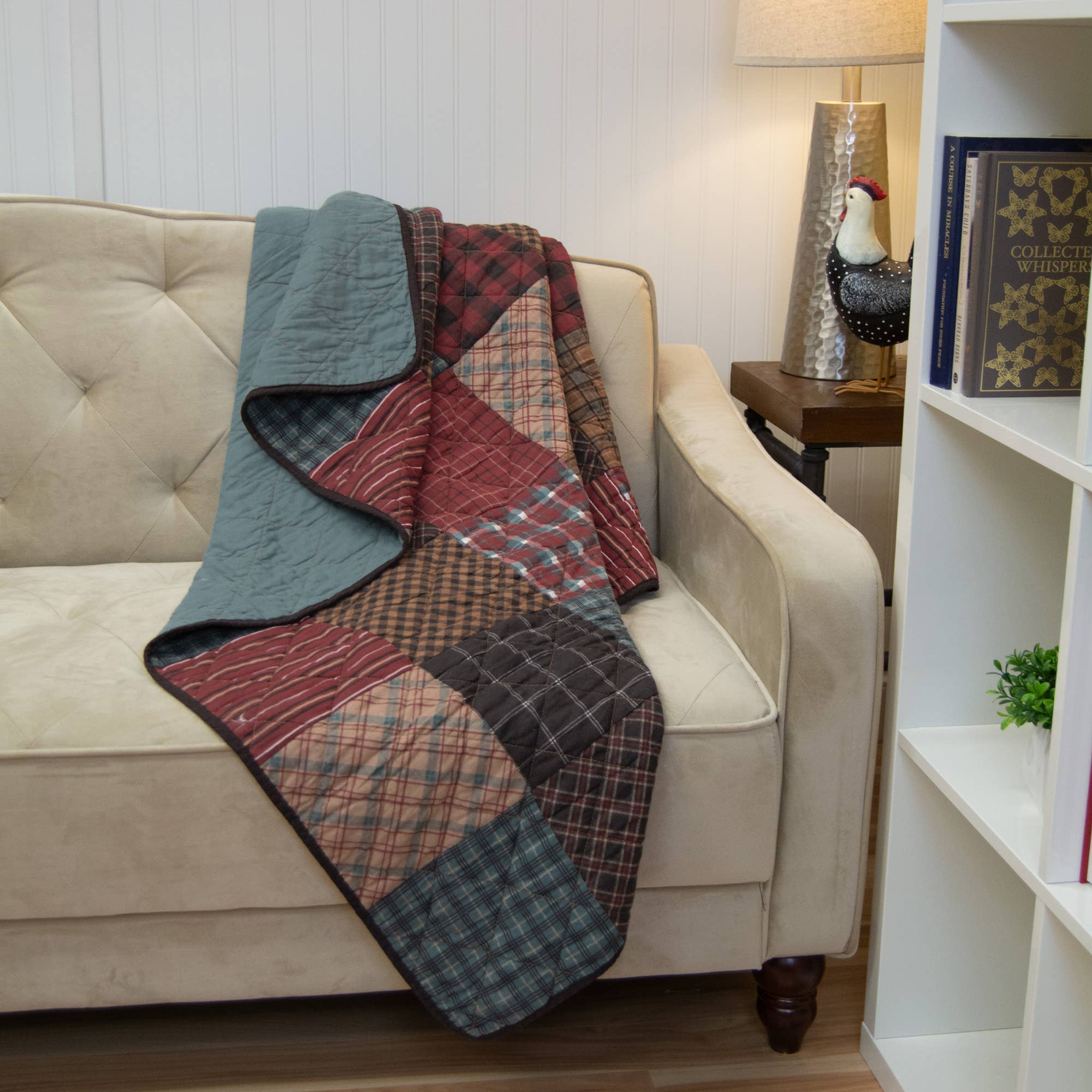 Donna Sharp Appalachia Patch Quilted Throw Blanket