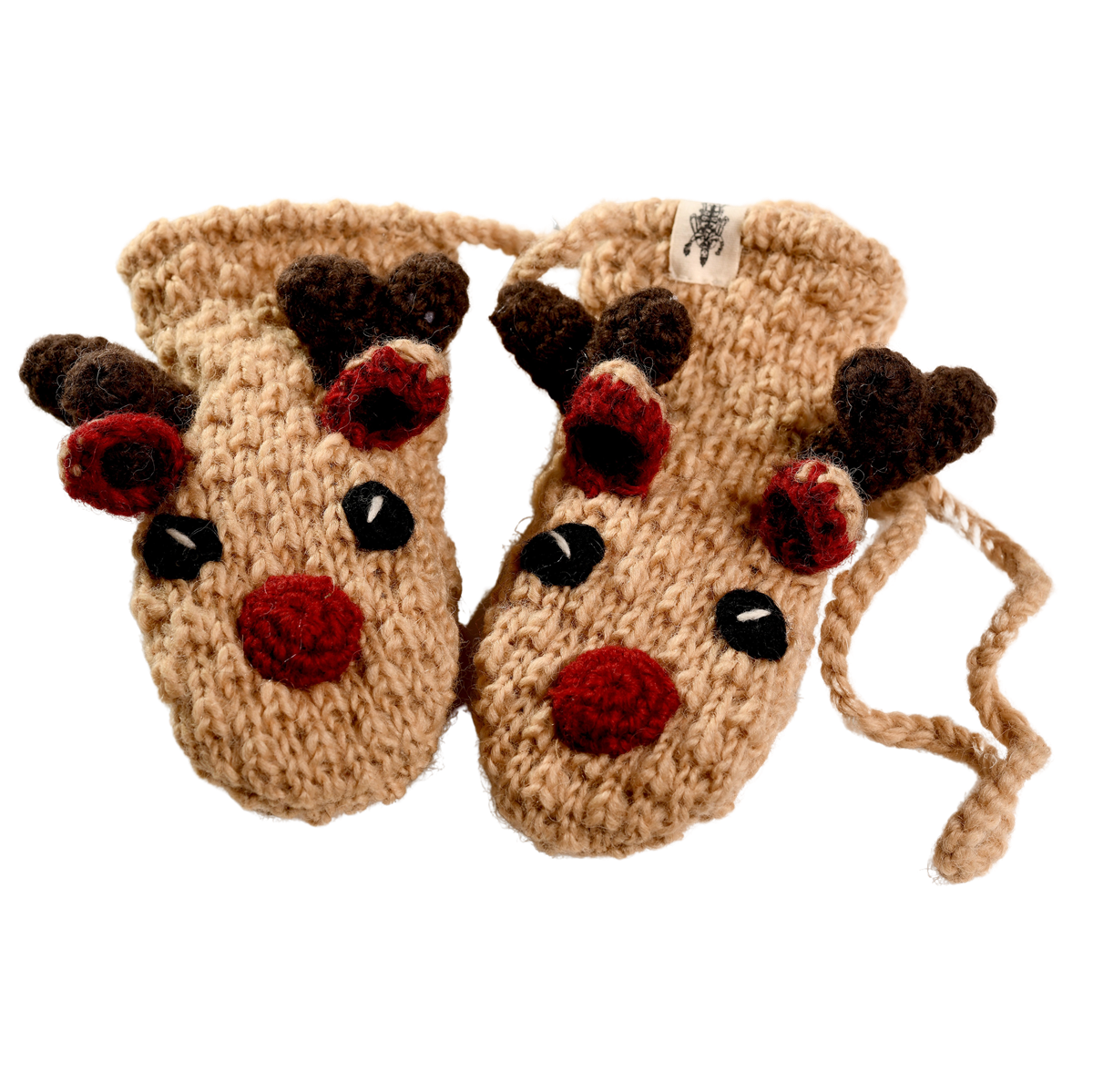 Crochet Reindeer Mittens