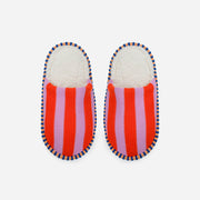 Super Stripe Mule Slippers
