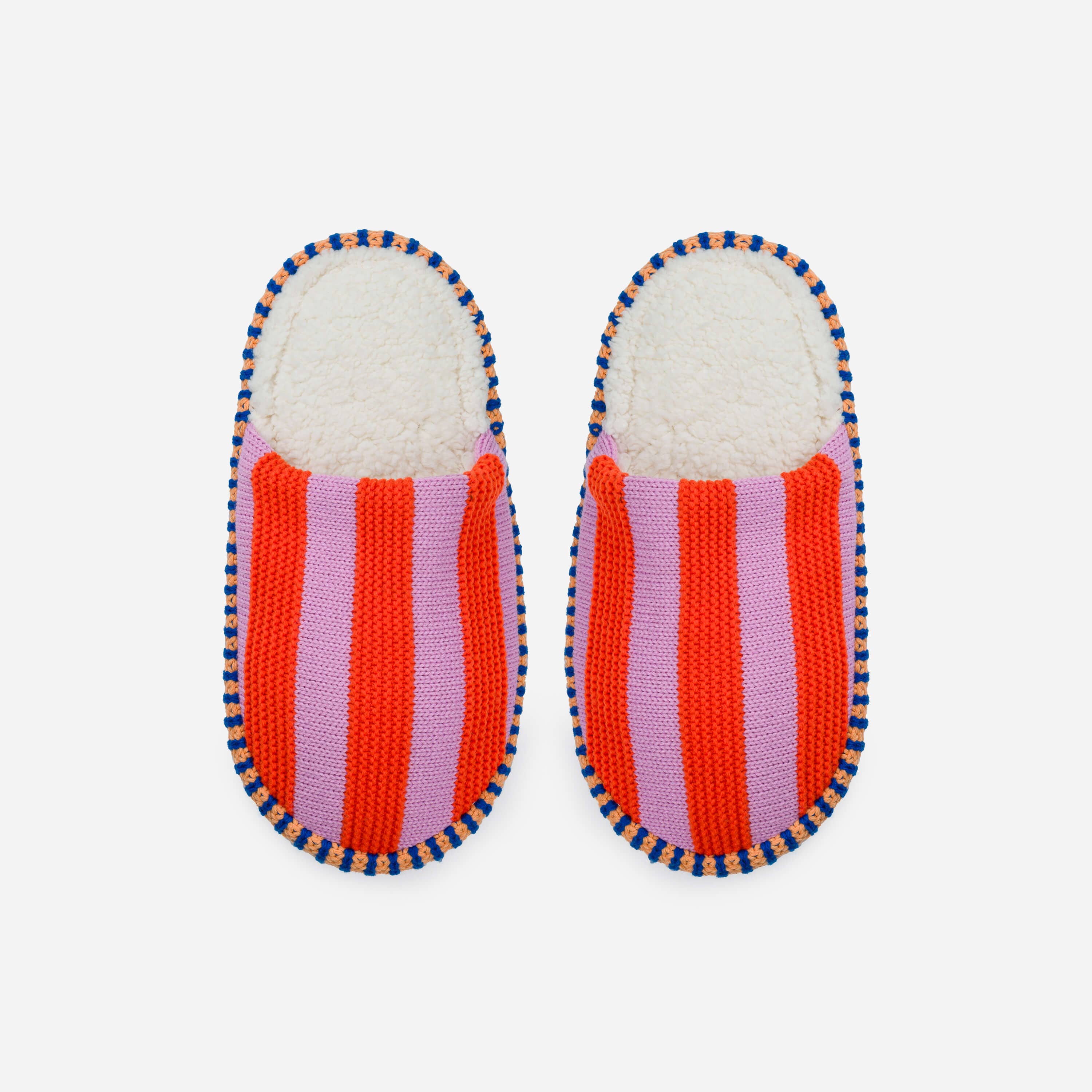 Super Stripe Mule Slippers