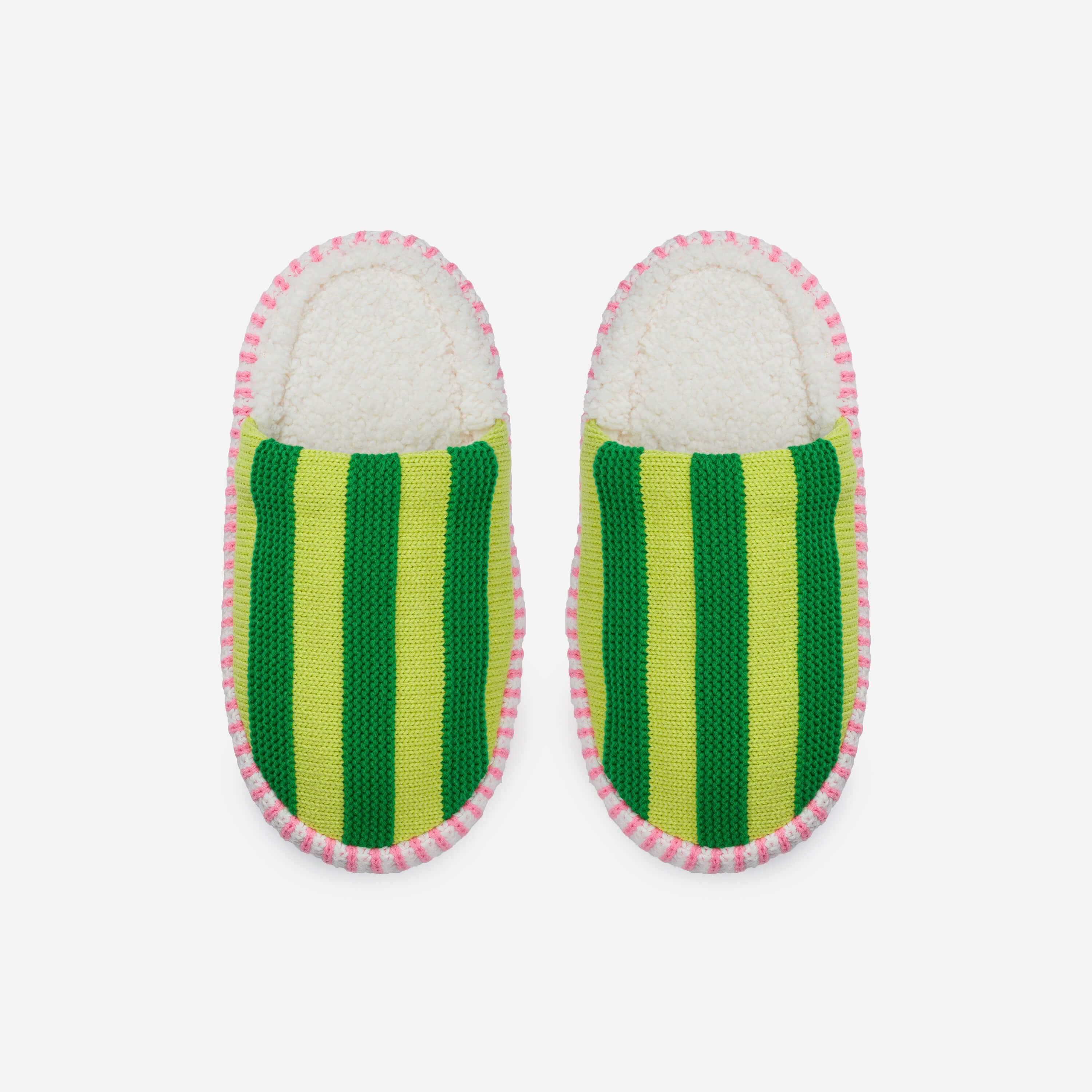 Super Stripe Mule Slippers