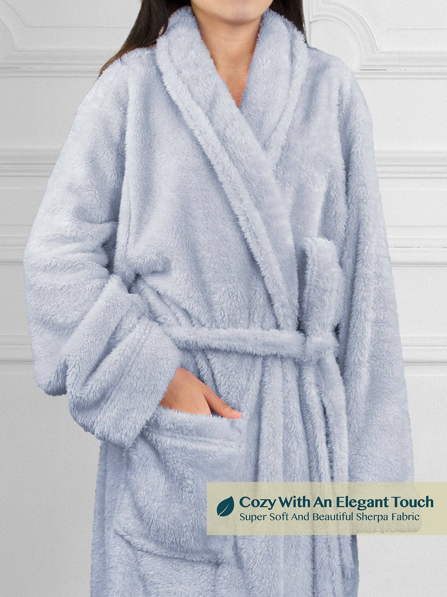 Women's Sherpa Fluffy Robe