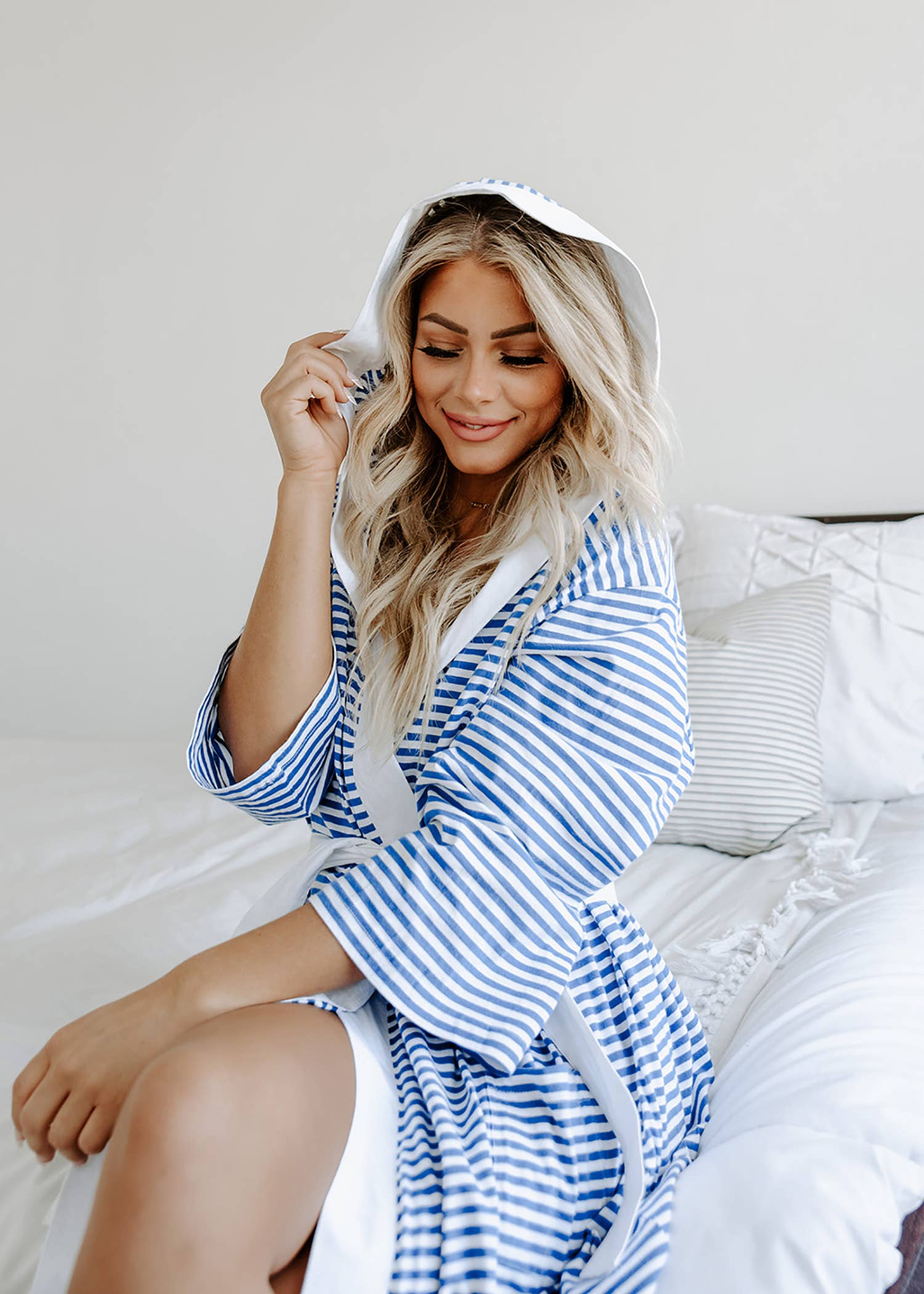 Women's Organic Hooded Bath & Spa Robe, Swim Cover-Up