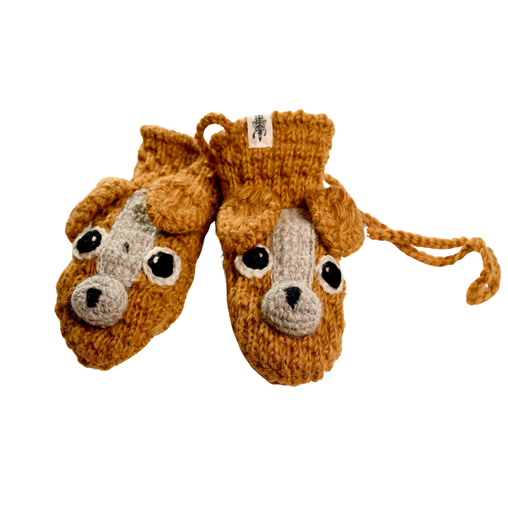 Crochet Lucy Puppy Mittens
