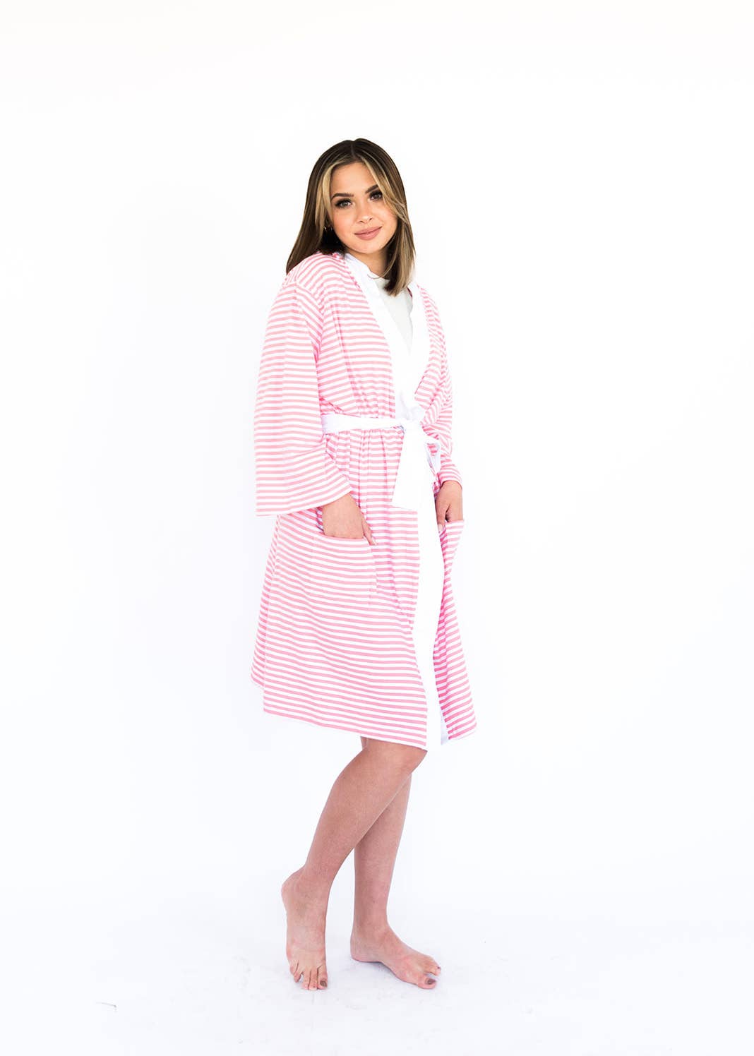 Women's Organic Hooded Bath & Spa Robe, Swim Cover-Up