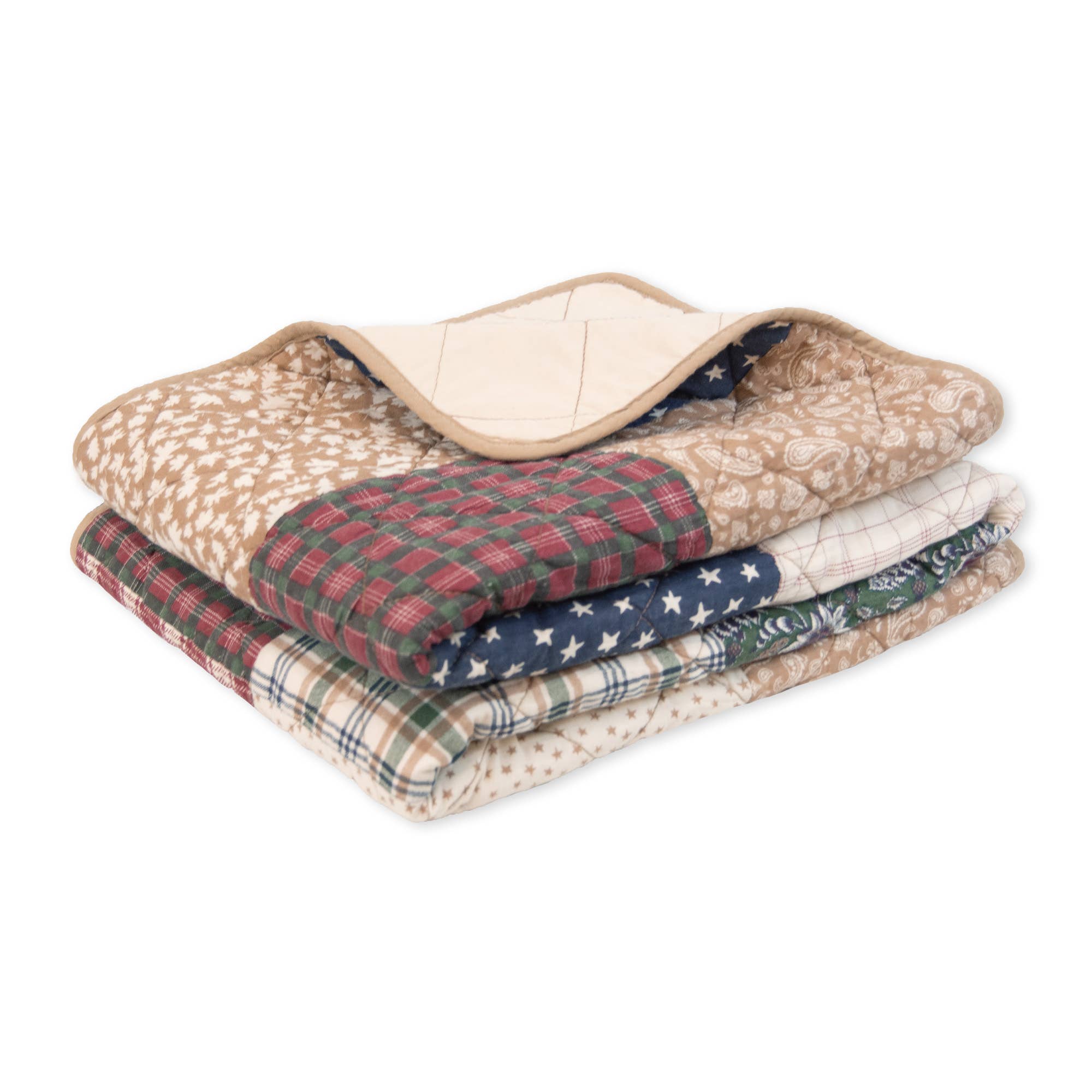 Donna Sharp Rustic Paisley Quilted Throw Blanket