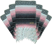 Mexican Blankets Pink Serape - Picnic | Camp | Yoga | Beach