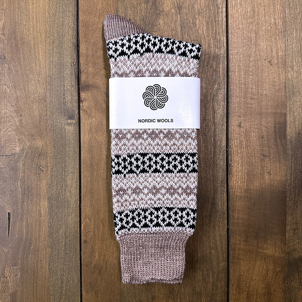Nordic Wools Torsten Merino Wool Blend Unisex Socks / Cinnamon Mix