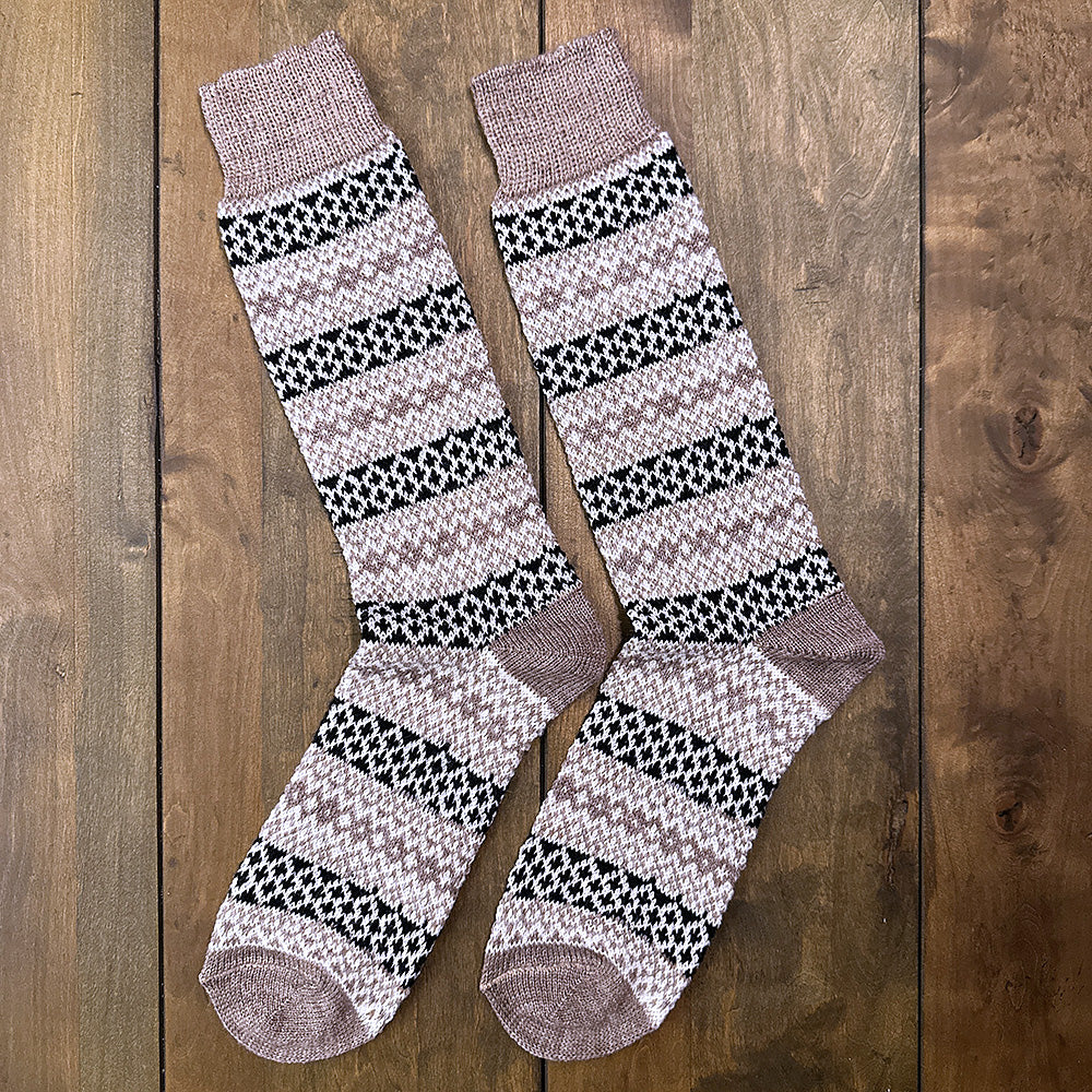 Nordic Wools Torsten Merino Wool Blend Unisex Socks / Cinnamon Mix