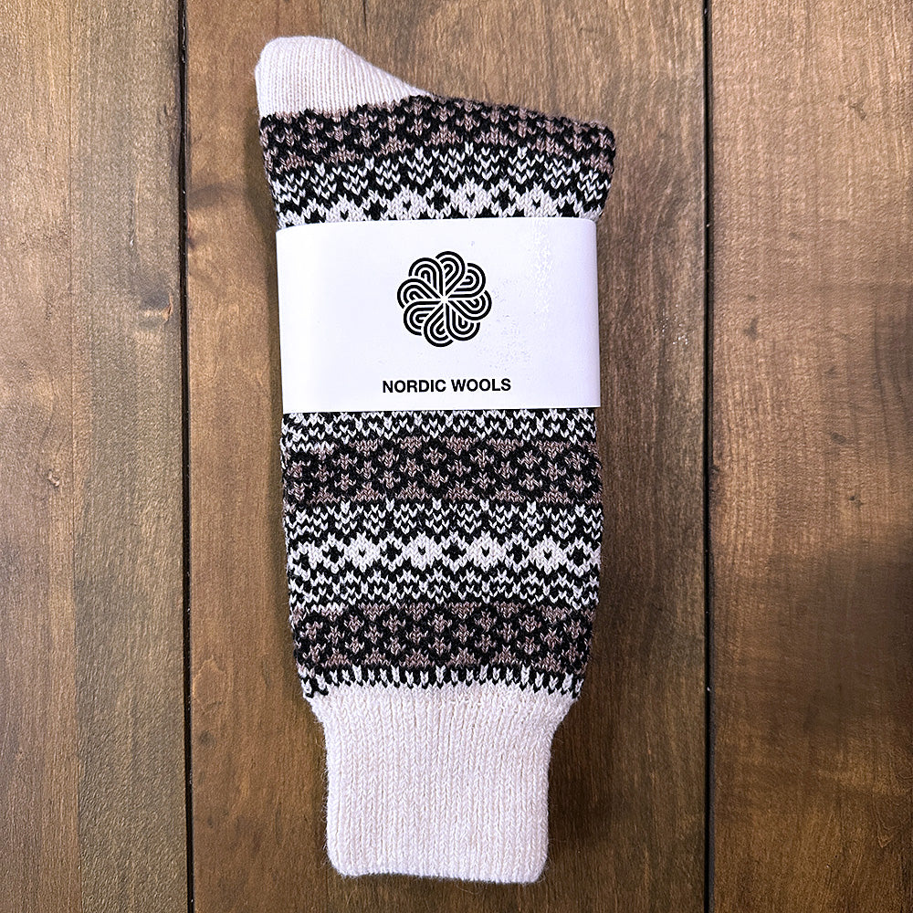 Nordic Wools Torsten Merino Wool Blend Unisex Socks / Latte Mix