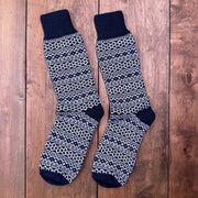 Nordic Wools Torsten Merino Wool Blend Unisex Socks / Navy Blue Mix