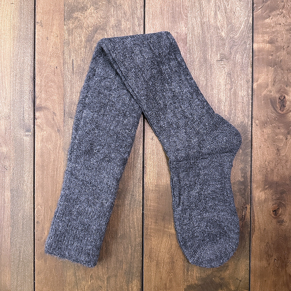 Nordic Wools Lyra Over-the-Knee Socks & Hand Warmers Set / Gray