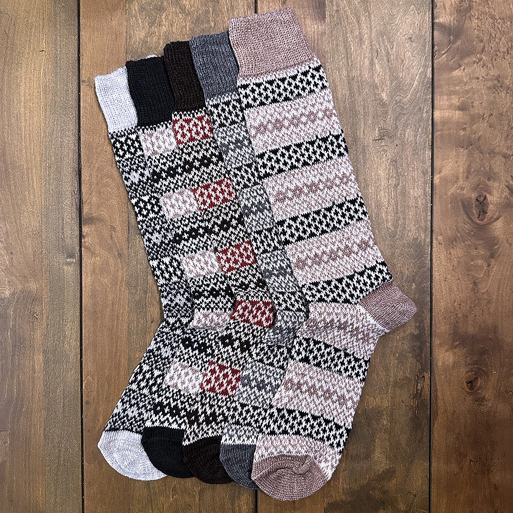 Nordic Wools Torsten Merino Wool Blend Unisex Socks / 5-Pair Multi-Pack