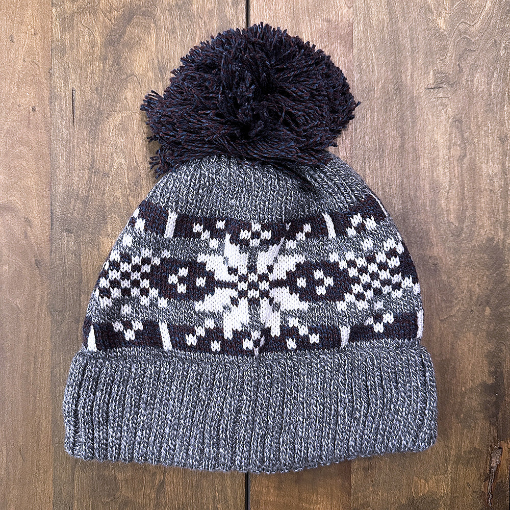 Nordic Wools Asenka Wool Beanie with Pom / Russian Violet