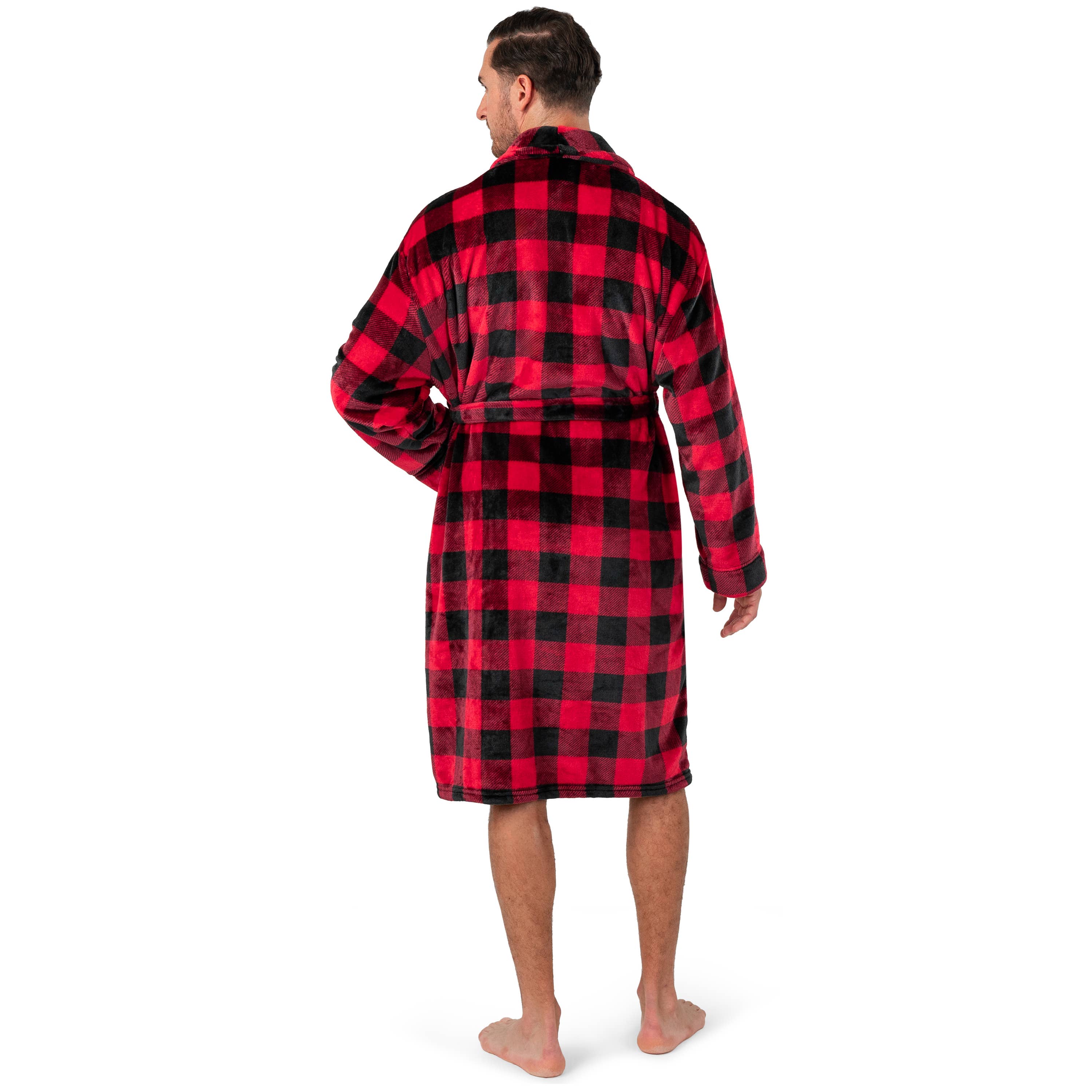 Men's Checkered Robe
